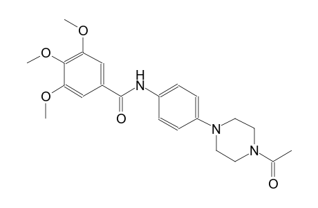 benzamide, N-[4-(4-acetyl-1-piperazinyl)phenyl]-3,4,5-trimethoxy-