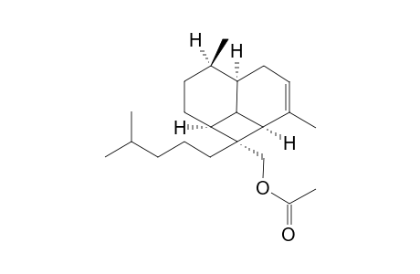 1H-Cyclobuta[de]naphthalene-1-methanol, 1a,2,3,4,4a,5,7a,7b-octahydro-4,7-dimethyl-1-(4-methylpentyl)-, acetate, [1R-(1.alpha.,1a.alpha.,4.beta.,4a.alpha.,7a.alpha.,7b.alpha.)]-