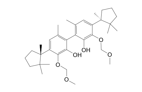 4,4-Bis[1,1,2-trimethyl-2-(3-hydroxy-2-methoxymethoxy-5-methylphen-4-yl)cyclopentane]