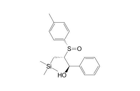 (1R,2R)-1-phenyl-2-[(R)-p-tolylsulfinyl]-3-trimethylsilyl-propan-1-ol