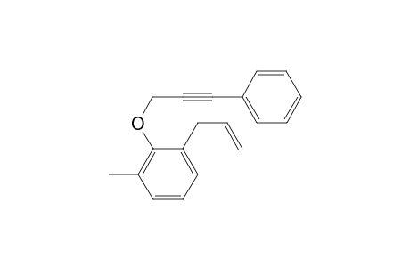 3-Phenyl-1-(2-methyl-6-allyl-1-phenyloxy)propyne