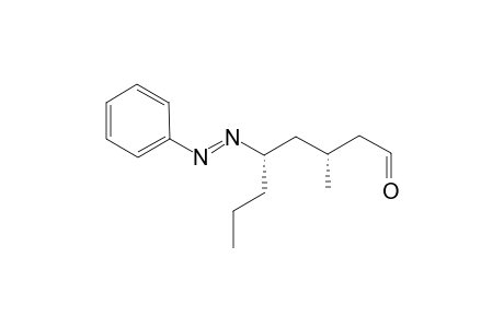 (3R*,5S*)-3-Methyl-5-(phenylazo)octanal
