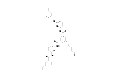 5-(4-Iodobutoxy)-N,N'-bis[6-(2-ethylhexanoylamino)pyrid-2-yl]-1,3-benzenedicarboxamide