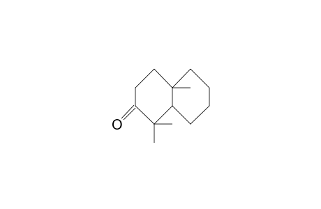 2(1H)-Naphthalenone, octahydro-1,1,4a-trimethyl-