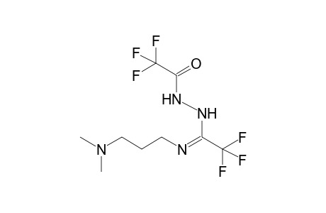 N'-((1Z)-N-[(Z)-3-(Dimethylamino)propyl]-2,2,2-trifluoroethanimidoyl)-2,2,2-trifluoroacetohydrazide