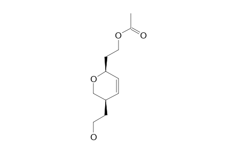 cis-5,6-Dihydro-2-acetoxyethyl-5-hydroxyethyl-2H-pyrane