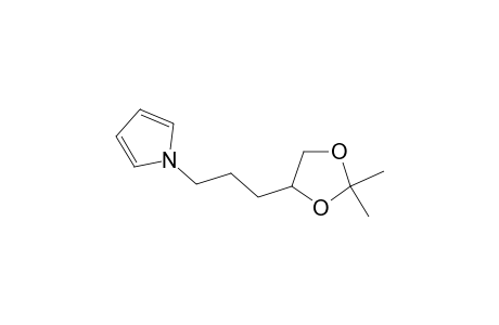 1H-Pyrrole, 1-[3-(2,2-dimethyl-1,3-dioxolan-4-yl)propyl]-