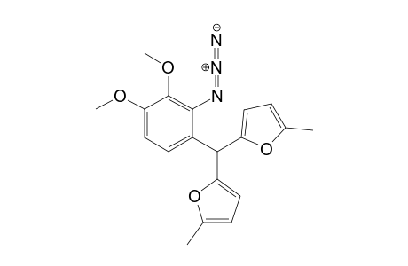 2,2'-[(2-Azido-3,4-dimethoxyphenyl)methanediyl]bis(5-methylfuran)