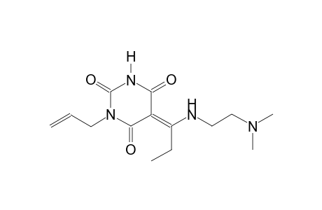 (5E)-1-allyl-5-(1-{[2-(dimethylamino)ethyl]amino}propylidene)-2,4,6(1H,3H,5H)-pyrimidinetrione