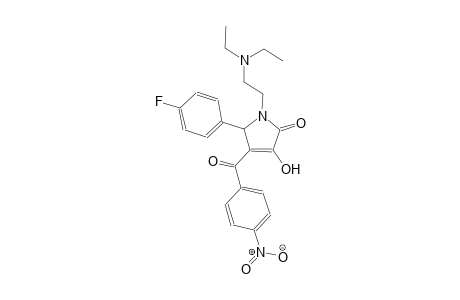 1-[2-(diethylamino)ethyl]-5-(4-fluorophenyl)-3-hydroxy-4-(4-nitrobenzoyl)-1,5-dihydro-2H-pyrrol-2-one