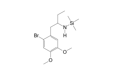 1-(2-Bromo-4,5-dimethoxyphenyl)butan-2-amine TMS