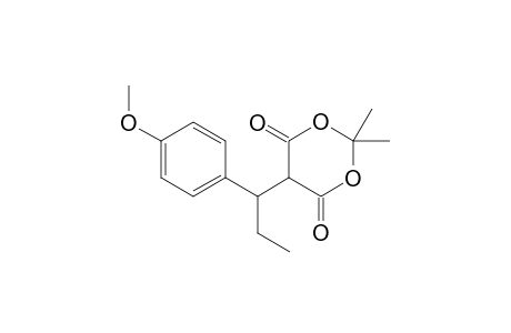 5-[1-(4-Methoxyphenyl)-propyl]-2,2-dimethyl-1,3-dioxane-4,6-dione