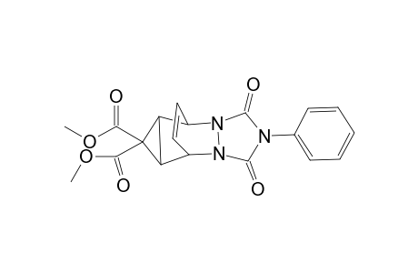 3,3-bis(methoxycarbonyl)-N-phenyl-6,7-diazatricyclo[3.2.2.0(2,4)]none-8-ene-6,7-dicarboximide