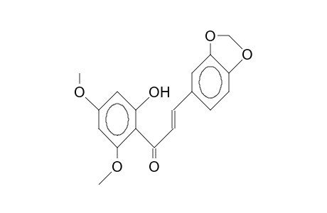 2'-Hydroxy-4',6'-dimethoxy-3,4-methylenedioxy-chalcone