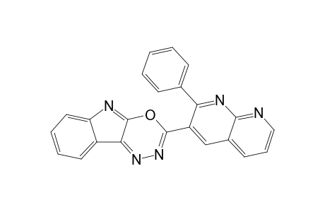 3-(2-phenyl-1,8-naphthyridin-3-yl)-[1,3,4]oxadiazino[6,5-b]indole