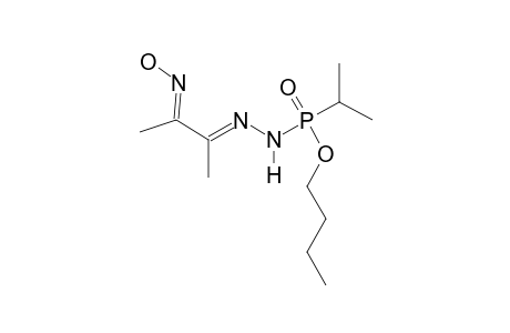 O-BUTYLISOPROPYL-2-(1-METHYL-2-OXOPROPYLIDENE)-PHOSPHONOHYDRAZIDO-OXIME