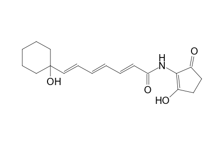 N-(2''-Hydroxy-5"-oxocyclopent-1"-en-1"-yl)-7-(1'-hydroxycyclohexyl)hepta-2E,4E,6E-trienamide