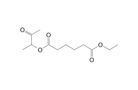 Adipic acid, ethyl 3-oxobut-2-yl ester