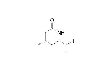 (4S*,6S*)-6-(Diiodomethyl)-4-methylpiperidin-2-one