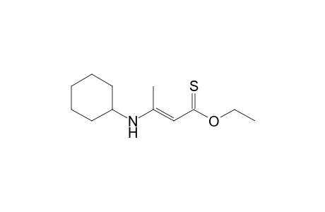 O-Ethyl 3-N-cyclohexylamino-2-butenethioate