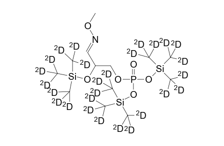 O-tris(trimethylsilyl-D9)-DL-glyceraldehyde-3-phosphate methyloxime