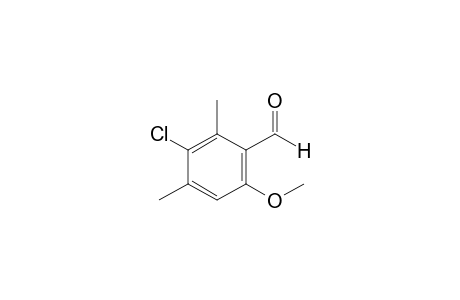 5-chloro-4,6-dimethyl-o-anisaldehyde