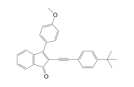 2-{[(4-tert-Butyl)phenyl]ethynyl}-3-(4-methoxyphenyl)-1H-inden-1-one