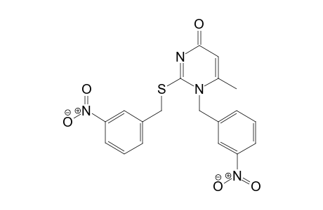 1-m-nitro-benzyl-2-m-nitro-benzylthio-6-methyluracil