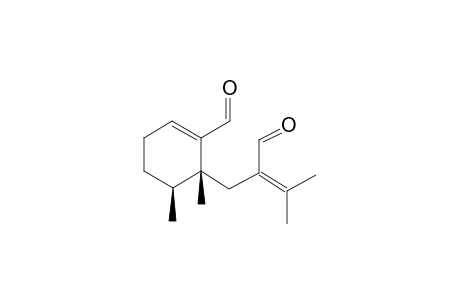 5-beta,6-beta-6-(2-Formyl-3-methyl-2-butenyl)-5,6-dimethyl-1-cyclohexen-1-carbaldehyde