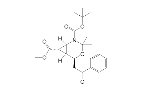 (1S,2S,6S,7S)-4,4-dimethyl-2-phenacyl-3-oxa-5-azabicyclo[4.1.0]heptane-5,7-dicarboxylic acid O5-tert-butyl ester O7-methyl ester