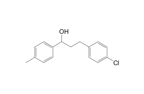 3-(4-Chlorophenyl)-1-(4-methylphenyl)-1-propanol
