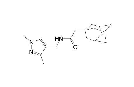 2-(1-adamantyl)-N-[(1,3-dimethyl-1H-pyrazol-4-yl)methyl]acetamide