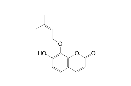 8-(3-Methylbut-2-en-1-yl)oxy-7-hydroxycoumarin