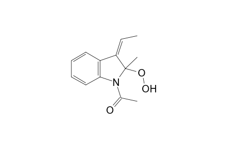 cis-1-Acetyl-3-hydroperoxy-2,3-dimethylindoline