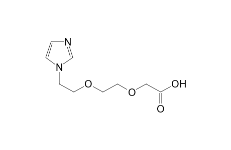 2-[2-(2-imidazol-1-ylethoxy)ethoxy]acetic acid