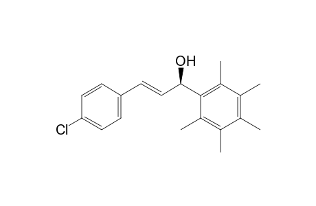 (1R,2E)-3-(4-Chlorophenyl)-1-(pentamethylphenyl)prop-2-en-1-ol