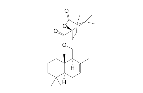 Drim-7-en-11-yl (1R)-4,7,7-dimethyl-3-oxo-2-oxabicyclo[2.2.1]heptane-1-carboxylate