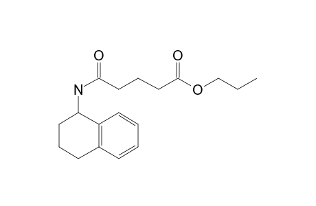 Glutaric acid monoamide, N-(1,2,3,4-tetrahydronaphth-1-yl)-, propyl ester