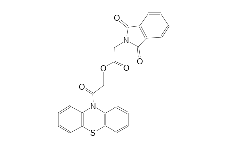 2-oxo-2-(10H-phenothiazin-10-yl)ethyl (1,3-dioxo-1,3-dihydro-2H-isoindol-2-yl)acetate