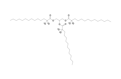 Glyceryl tri(2,2-dideuteriotetradecanoate)