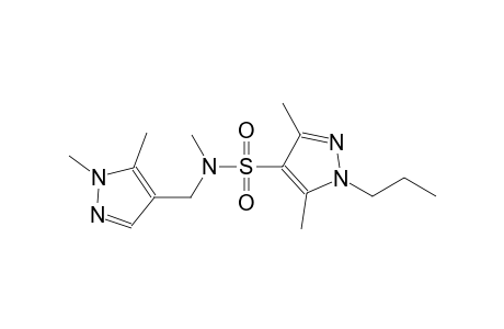 1H-pyrazole-4-sulfonamide, N-[(1,5-dimethyl-1H-pyrazol-4-yl)methyl]-N,3,5-trimethyl-1-propyl-