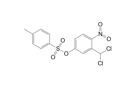 3-Dichloromethyl-4-nitrophenyl toluene-4-sulfonate