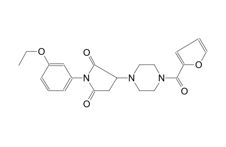 1-(3-ethoxyphenyl)-3-[4-(2-furoyl)-1-piperazinyl]-2,5-pyrrolidinedione