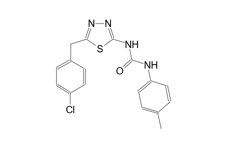 N-[5-(4-chlorobenzyl)-1,3,4-thiadiazol-2-yl]-N'-(4-methylphenyl)urea