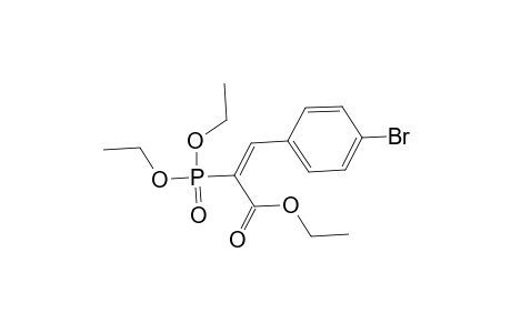 Ethyl (2E)-3-(4-bromophenyl)-2-(diethoxyphosphoryl)-2-propenoate