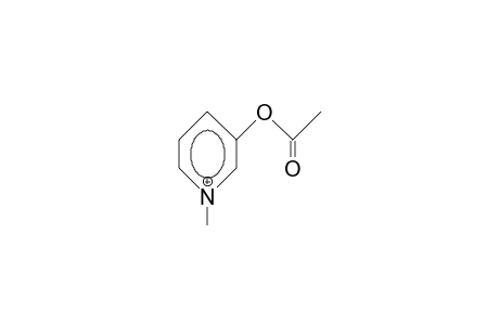 3-Acetoxy-1-methyl-pyridinium cation