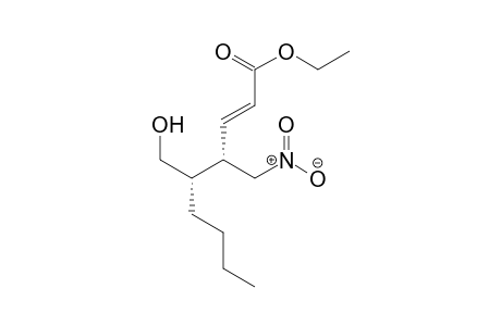 (4S,5S,E)-Ethyl 5-(hydroxymethyl)-4-(nitromethyl)non-2-enoate