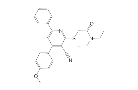 acetamide, 2-[[3-cyano-4-(4-methoxyphenyl)-6-phenyl-2-pyridinyl]thio]-N,N-diethyl-