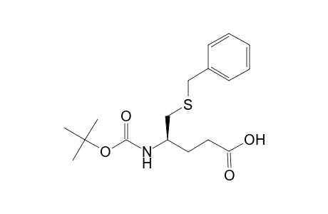 (4R)-4-[(2-methylpropan-2-yl)oxycarbonylamino]-5-(phenylmethylsulfanyl)pentanoic acid