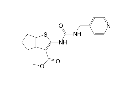 4H-cyclopenta[b]thiophene-3-carboxylic acid, 5,6-dihydro-2-[[[(4-pyridinylmethyl)amino]carbonyl]amino]-, methyl ester